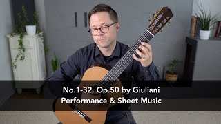 Le Papillon No132 Op50 by Giuliani Complete for Classical Guitar [upl. by Zaob348]