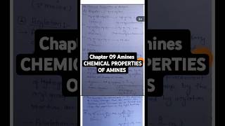 Class 12 chemistry  Chapter 09 Amines  Chemical properties of Amines CBSE shorts viralshorts [upl. by Deland]