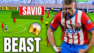 Why SAVIO from GIRONA is a NEW FOOTBALL GOAT [upl. by Jaella]