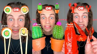 1 HOUR Luke Did That Best Extreme Spiciest Food Challenge Compilation✔ [upl. by Ahsienot]