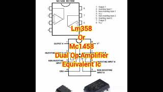 LM358 Ic Dual Op Audio Amplifier vs Equivalent Mc1458 Smd Chip in Epabx Repair Syntel Impact Om [upl. by Spark993]