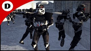 COMMANDER DEVIL ASSAULTS RHEN VAR CITY  Men of War Star Wars Mod [upl. by Dweck641]