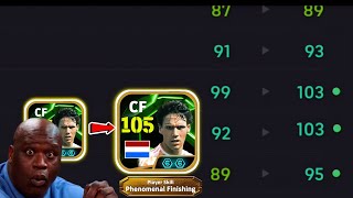 M Van Basten New Epic Double Booster Best Training Guide 🥶  Best CF  efootball 2025 [upl. by Cimbura320]