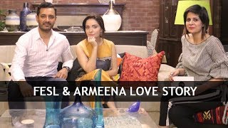 Fesl amp Armeena Khan Love Story [upl. by Eerihs]