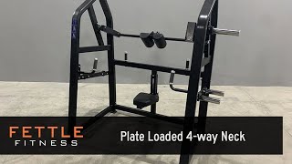 23460  Fettle Fitness Plate Loaded 4way Neck [upl. by Alema]