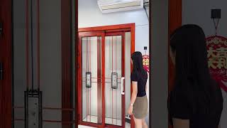 Wooden sliding and hinging tow frame door slidingdoor door shorts [upl. by Waylen]