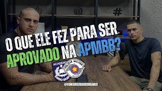 COMO ELE CONSEGUIU SER APROVADO NA APMBB  Por Alexsandro Gomes [upl. by Aniret]