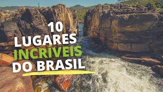 10 MELHORES lugares para visitar no BRASIL [upl. by Yearwood606]