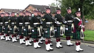 The Linlithgow Marches 2019  The Royal Regiment of Scotland  Part 12 4KUHD [upl. by Elsilrac]