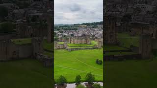 Aerial drone video of Alnwick Castle as featured in the Harry Potter films uav360 [upl. by Bernardi3]