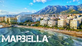 MARBELLA SPAIN  CINEMATIC 4K DRONE [upl. by Elaweda956]