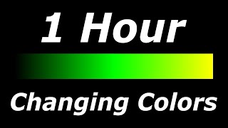 Relaxing 3 Color Changing BlackGreenYellow Screen Led Lights 1 Hour [upl. by Omixam191]