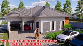 5 BEDROOM BUNGALOW HOUSE AUSTRALIAN INSPIRED HOUSE [upl. by Asselim]