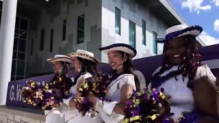 Brackenridge Eaglettes kick off fundraising efforts to dance in Macy’s Thanksgiving Day Parade [upl. by Anthe606]