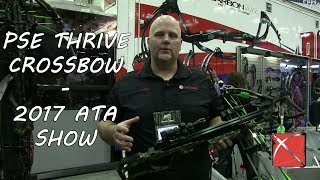 PSE THRIVE CROSSBOW at the 2017 ATA Show [upl. by Achorn]