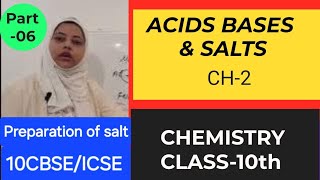 Acids Bases and salts10CBSEICSEchemistry [upl. by Linet966]