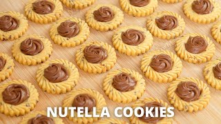 Renyah amp lumer NUTELLA COOKIES [upl. by Stralka699]