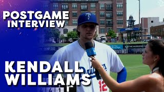 Postgame Interview with Tulsa Driller Pitcher Kendall William [upl. by Keary591]