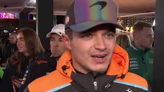 Lando Norris Interview  Max was the Better Driver  2024 Las Vegas Grand Prix [upl. by Siana604]