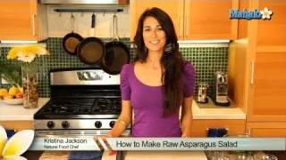 How to Make Raw Asparagus Salad [upl. by Stew]