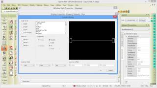 AEC Window Custom Blocks in Caddie AEC Architecture dwg software [upl. by Sandie]