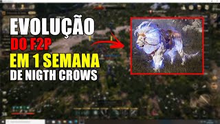 A DIFÍCIL VIDA DO F2P  Night Crows [upl. by Aerdnaid]