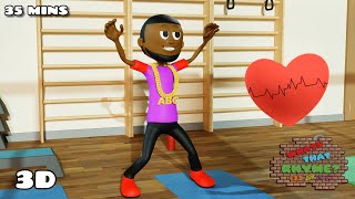 Exercise Dance Rap  Fitness Rap Song  Rap Kids Workout  More Nursery Rhymes amp Rap Kid Songs [upl. by Faucher]