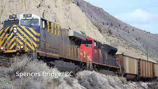 Railroad Heaven  35 Trains In Scenic BC Canada [upl. by Hindorff840]