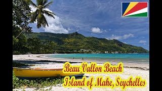 Beau Vallon Beach on the island of Mahe Seychelles [upl. by Arrec]