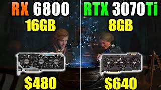 RX 6800 vs RTX 3070 Ti  Worth Spending EXTRA Money [upl. by Wendell]