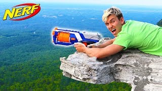 WORLD RECORD NERF SHOT [upl. by Annasiul]