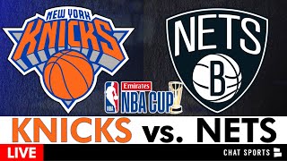 Knicks vs Nets Live Streaming Scoreboard PlayByPlay Highlights  NBA Cup Stream [upl. by Ecyak]