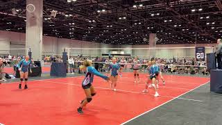 Sunshine Classic Orlando Tidal Wave 14 vs WVBA Elite 14 Set 2 L 2325 022623 [upl. by Niahs]