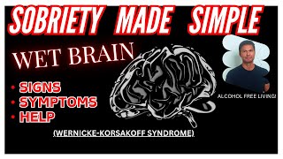 Stop Drinking Alcohol WET BRAIN WERNICKE KORSAKOFF SYNDROME Sobriety Made Simple [upl. by Frick]