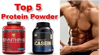 Top 5 Protein Powder Review  Best Protein Powder Buying Guideline [upl. by Lapointe]