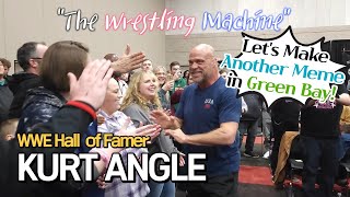 2023 WWE Legend Hall of Famer Kurt Angle Greets the Wrestling Fans NOW Thats Wrestling WPW Ep213 [upl. by Anitsej]