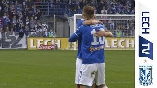 Łukasz Teodorczyk z hat trickiem w meczu Lech Poznań  Jagiellonia Białystok 61 [upl. by Trey512]