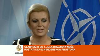 Kolinda Grabar Kitarović o ulasku Hrvatske u EU [upl. by Evetta]