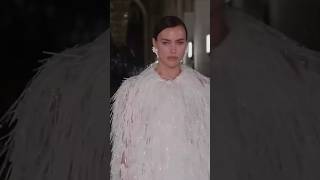 Irina Shayk closing the Tory Burch FallWinter 2024 fashion show [upl. by Egroj]