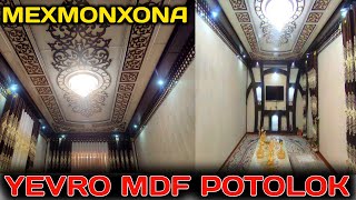 MDF YEVRO POTOLOK mdf ceiling pricesSHU XONAGA QANCHA XARAJAT MEXMONXONA [upl. by Meadows]