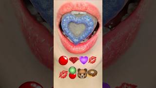 ASMR EMOJI FOOD kohakuto mukbang eating sounds shorts [upl. by Yve]