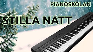 Pianoskolan Stilla natt [upl. by Neliak]