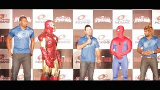 Mumbai Indians and Marvel  Special Merchandise Launch [upl. by Mercier]