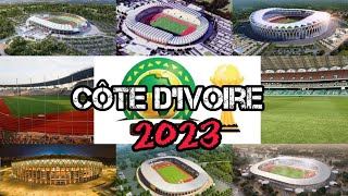 CAN 2023 un aperçu des stades de la côte divoire [upl. by Trebo467]