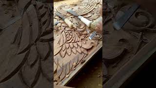 New design wooden carving woodwork woodcarving [upl. by Nolita]