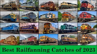 Best Railfanning Catches of 2023 [upl. by Nitsoj]