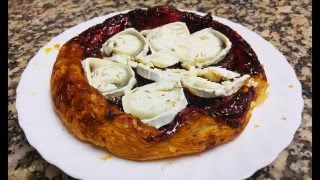 Tarta Tatín de cebolla roja con queso de cabra [upl. by Nivag]