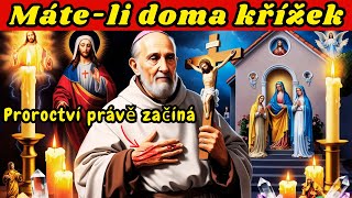 Je to hrozné Co Padre Pio předpověděl těm kteří mají doma křížek Máte ho [upl. by Koziel]