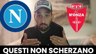 NAPOLI  MONZA 20 PRIMO POSTO😬 QUESTI NON SCHERZANO⁉️ [upl. by Britni191]