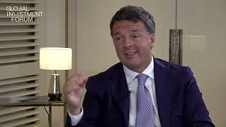 Matteo Renzi interview at the Global Investment Forum 2022 [upl. by Kazimir]